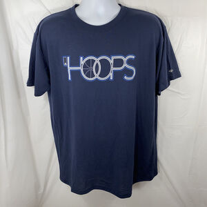 Adidas ClimaLite Mens Large Hoops Basketball Short Sleeve Graphic T Shirt